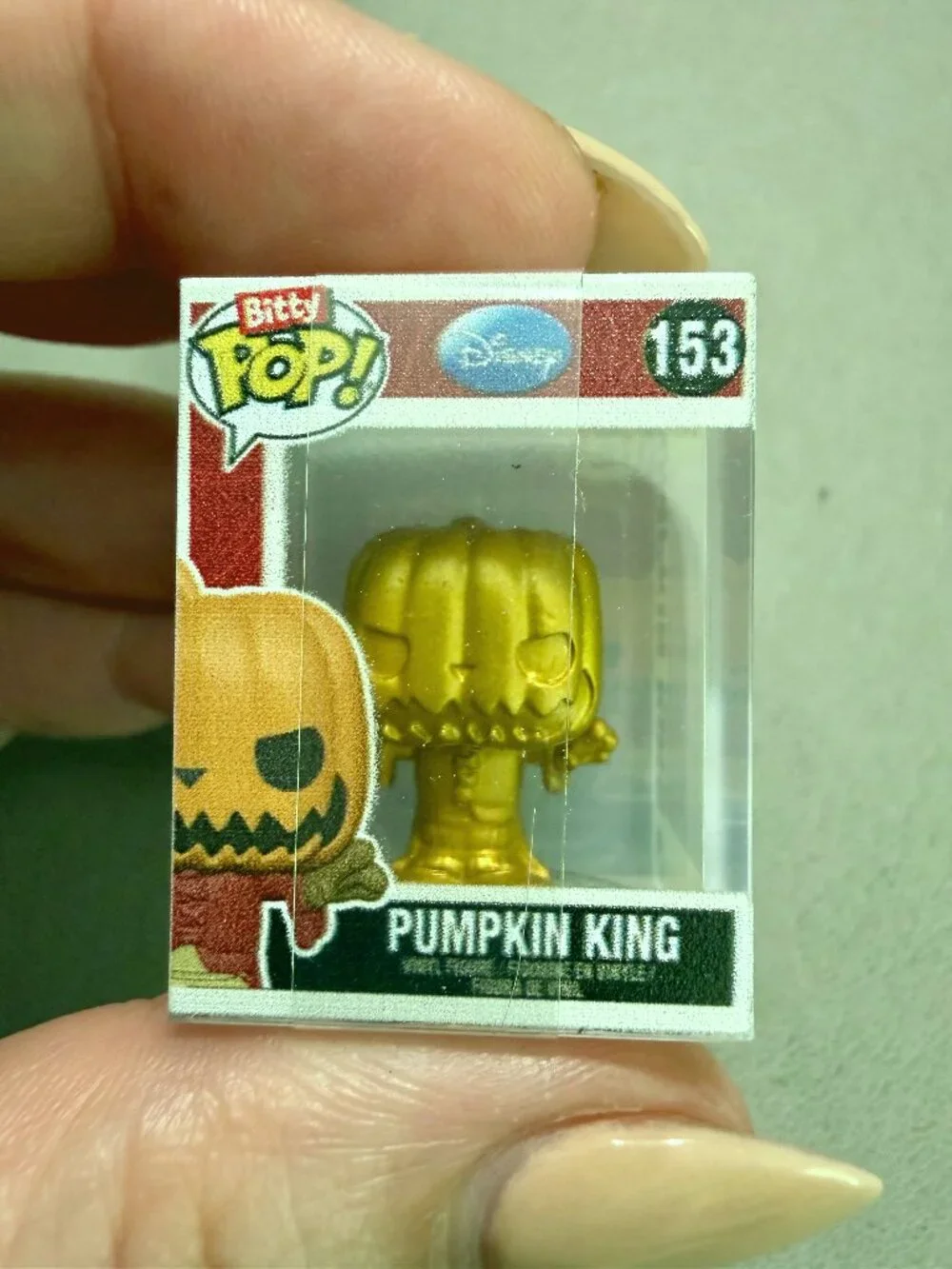 Funko Bitty Pop GOLD Pumpkin King Nightmare Before Christmas Chase Sealed NBC